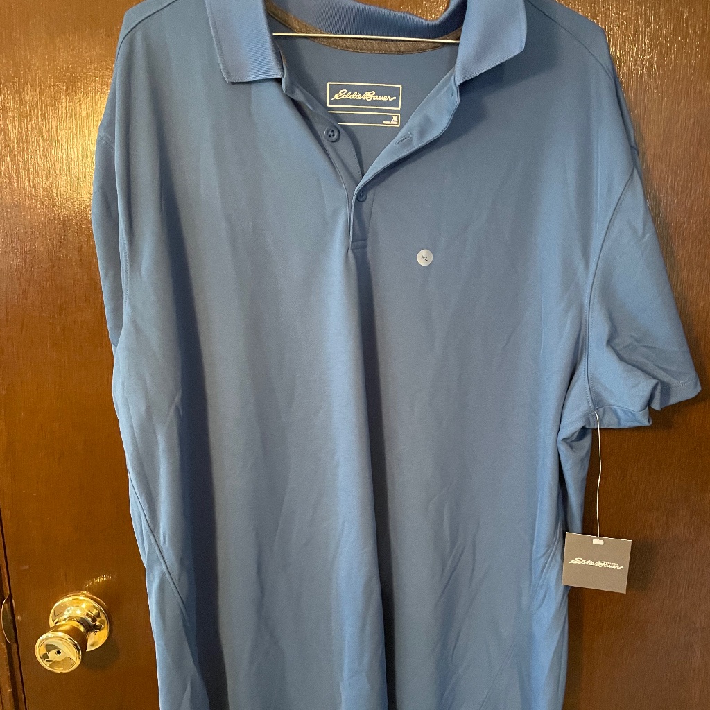 Blue Brand New Eddie Bauer Polo